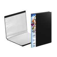 Mapa plastic A4 10 file negru FO