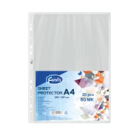 Folie plastic A4 20buc. SET 0.080mm  FO