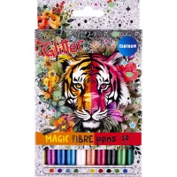 Carioci 10 cul.cu sclipici MAGIC GLITTER(12) / Centrum