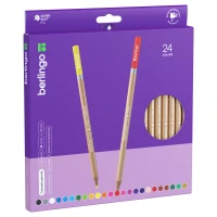Creioane colorate 24 cul. "SuperSoft. Pro" Berlingo