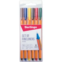 Set linere 6 cul, 0,4 mm "Rapido" Berlingo