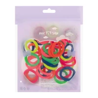 Elastice pentru par,set 40 buc. neon, MESHU