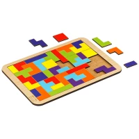 Joc de masa  "Tetris mare" ,lemn, ТРИ СОВЫ