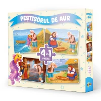 Puzzle 4in1 Pestisorul de Aur