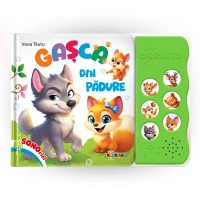 Sonorici - Carte cu sunete / carte sonoră. Gasca din padure