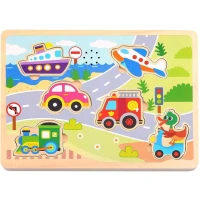 Jucarie puzzle din lemn  (42553)