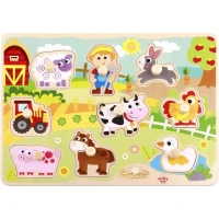 Jucarie puzzle din lemn TY858 (43215)